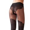 Cottelli LEGWEAR Overknee Strumpfhose Schwarz Online