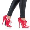 Devious Oxford Heels Rot Lack Domina-460 Online